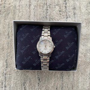 Bulova Diamond Mother of Pearl Watch